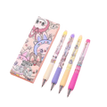 Labubu Erasable Press Gel Pen Cute Labubu pen-4pcs Set