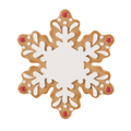Gingerbread Snowflake Ornament